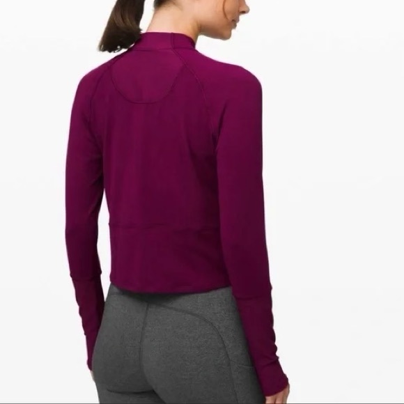 It's Rulu Run Cropped Half Zip - Picture 2 of 4